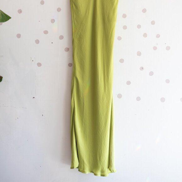 Free People | Lime Slip Dress - Picture 4 of 5